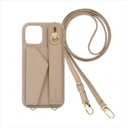 BS-IPSE3-MT [iPhone 8/7/SE（第2世代/第3世代） 用 ケース ベルト付きショルダーケース スマホケース ショルダータイプ くすみカラー スタンド機能 エレガンテ Elegante/ミルクティー]