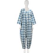 106882 [フドーねまきB厚手 チェックブルー S]