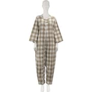 106894 [フドーねまきB厚手 チェックベージュ L]