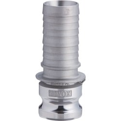 工場設備配管・各種機械組込用 カムロック アダプター ホースシャンク 6インチ アルミ合金 633-E-6-AL 633-E-6-AL