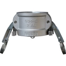 工場設備配管・各種機械組込用 カムロック ツインロックタイプカプラー ダストキャップ 1-1/4インチ アルミ合金 634-BL-1-1/4-AL 634-BL-1-1/4-AL