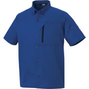 AZ3337-006-5L [ニュームービンカット 春夏半袖シャツ ロイヤルブルー 5L]