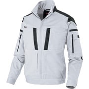 AZ6831-003-M [フルハーネス対応ニュームービンカット 春夏長袖ブルゾン シルバーグレー M]
