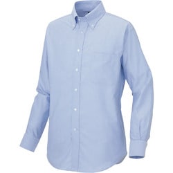 AZ7882-007-5L [エコテックス長袖シャツ（男女兼用） AZ7882 サックス 5L]