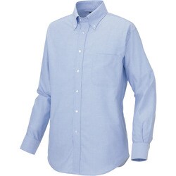 AZ7882-007-LL [エコテックス長袖シャツ（男女兼用） AZ7882 サックス LL]