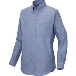 AZ7882-008-M [エコテックス長袖シャツ（男女兼用） AZ7882 ネイビー M]