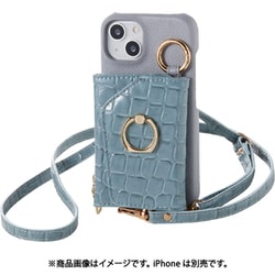 walletslayer16 [iPhone 14用 クロコリング ベーシック BL]