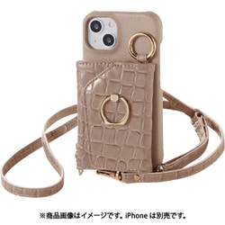walletslayer35 [iPhone 14用 クロコ リング BE]