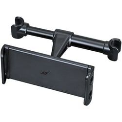 WA109 [車内用品 スマホホルダー リアスマタブホルダー（後部座席用） ヘッドレストシャフト取り付け アーム式ホルダー]