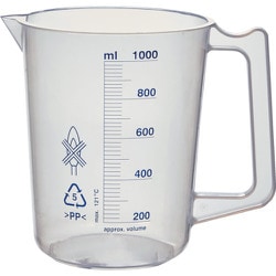 HPB-1000 [ポリプロピレン青目盛ビーカー 1000ml（取手付）]