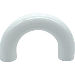 丸棒取手 PS樹脂 白 全長45mm 全高28mm ピッチ35mm めねじM4深さ15 （B1トラスタッピンねじM4×30 2本付） MAPS-35W