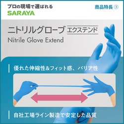 ヨドバシ.com - サラヤ SARAYA ニトリルグローブ エクステンド M 100枚