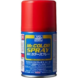 S3 Mr.カラースプレー 100ml レッド [プラモデル用塗料]