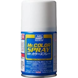 S62 Mr.カラースプレー 100ml つや消しホワイト [プラモデル用塗料]