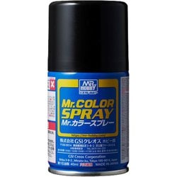 S92 Mr.カラースプレー 100ml セミグロスブラック [プラモデル用塗料]