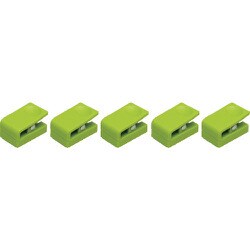 プラマグネットクリップ 薄緑 5個入 TMCLG-5P