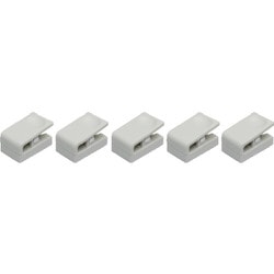 プラマグネットクリップ 白 5個入 TMCWH-5P