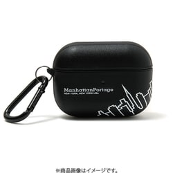 Manhattan Portage PU LEATHER Hybrid Case SKYLINE for AirPods Pro（Pro 2/第1世代） BLACK APPR2-MP-04-BK