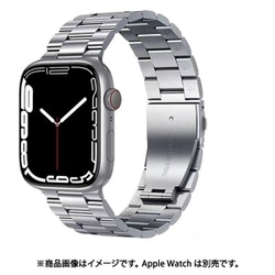 TFOY4249SL [トラッフル クラシックバンド オイスター シルバー for Apple Watch 42/44/45/46/49mm]