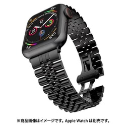 TFJB4249BK [トラッフル クラシックバンド ジュビリー ブラック for Apple Watch 42/44/45/46/49mm]