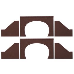 NA-96 Nゲージ トンネルポータル 複線用 レンガタイプ ポータル2枚・擁壁 左右各2枚 [鉄道模型レイアウト用品]