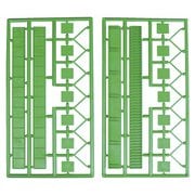 NA-57 Nゲージ デッキガーダー橋 未塗装組立キット 緑 3セット入 [鉄道模型レイアウト用品]