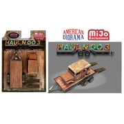 AD-76522MJ 1/64 AMERICAN DIORAMA × MIJO フィギュアセット Haul N Go 3 [ダイキャストミニカー]