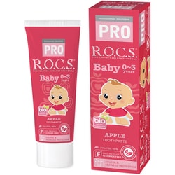 ロックスPRO歯みがき ベビー アップル [ベビー歯みがき 0～3歳]