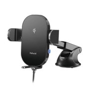 車内用品 スマホホルダー 自動開閉ロングアーム 吸盤貼付けタイプ 対応サイズ:(幅) 約60~88mm/厚み 約18mmまで/重さ 約250g以下 ワイヤレス充電:最大15W PPH2308