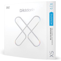 アコースティックギター弦 XSコーティング弦 ブロンズ 12弦用 XSABR1047-12 12st Extra Light 010-047