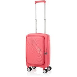 スーツケース CURIO（キュリオ） スピナー55 拡張タイプ 旅行日数目安：1～3泊 33L/拡張時42L TSAロック搭載/機内持ち込み対応 コーラル CURIO AO8*35038 55cm CORAL