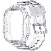 Apple Watchバンド B4 TPU 42/44/45mm 透明 ソフト クリア
