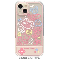 iPhone 14ケース A9 TPUプラスチック スタンド式 キャラクターデザイン ホワイトベース