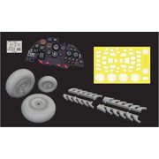EDU644221 1/48 Do335A 「ルックプラス」計器盤 w/パーツセット （タミヤ用） [プラモデル用パーツ]