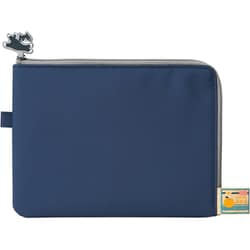 にゃんシーン フラットポーチ インディゴブルー A2222-11