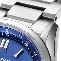 シチズン CITIZEN EXCEED 腕時計 レディース ES9370-62L エクシード ダイレクトフライト ペアモデル 光発電エコ・ドライブ電波 ブルーxシルバー アナログ表示