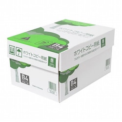 ホワイト コピー用紙 B4 高白色 500枚×5冊（2,500枚） WC903PET