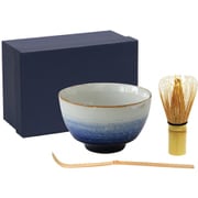 5WC15345 [波佐見焼 お抹茶3点セット 裾濃 呉須]