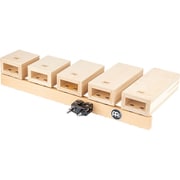 Wood Temple Block Set マレット付き テンプルブロック・セット/ウッドブロック・セット (バルティックバーチ材) TMWTB