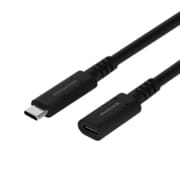 OWL-CBCMCF3-BK [USB Type-C to Type-C 延長ケーブル USB4対応 最大20Gbps 最大240W（48V/5A） 0.3m]