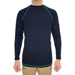23605 [ストレッチ長袖Tシャツ ネイビー 3L コンプレッション]