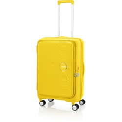 American tourister yellow discount suitcase