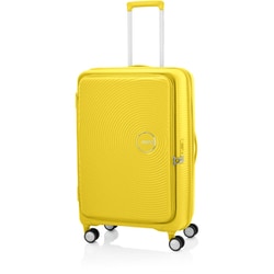 スーツケース CURIO（キュリオ） スピナー75 拡張タイプ 旅行日数目安：1週間以上 98L/拡張時114L TSAロック搭載 ソーラーイエロー CURIO AO8*36040 75cm SOLAR YELLOW