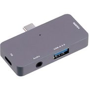 USB Type-C ドッキングステーション (3.5mm 4極付き) UD-C02GY