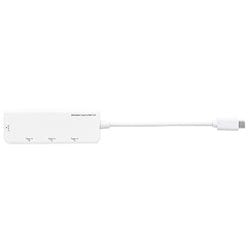 USB 3.2 Gen1 Type-C 4ポート 変換ハブ ホワイト UH-C3404W