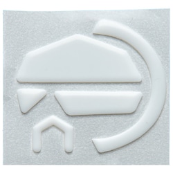 GRAPHT PTFE マウスソール ホワイト （Logicool G G502） TGR032-G502