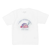 22863160 星のカービィ KIDS Tシャツ カービィ スリープ WHITE 130サイズ [キャラクターグッズ]