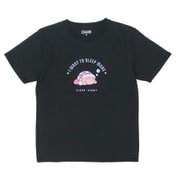 22863159 星のカービィ Tシャツ カービィ スリープ BLACK Mサイズ [キャラクターグッズ]