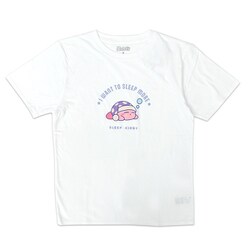 22863159 星のカービィ Tシャツ カービィ スリープ WHITE XLサイズ [キャラクターグッズ]