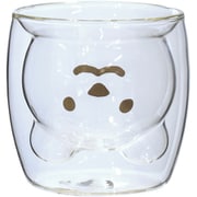 SHI381607 [Sabu ムームー ダブルウォールグラス チョコクマ 260ml]